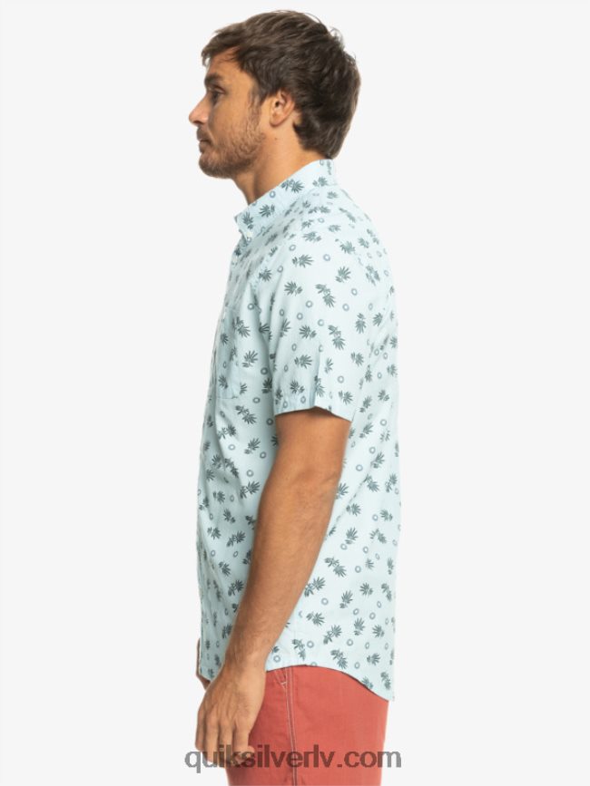 vīriešiem Quiksilver no okeāna līdz paradīzei krekls ar īsām piedurknēm debess zila no okeāna 88064R1389