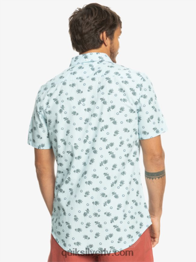 vīriešiem Quiksilver no okeāna līdz paradīzei krekls ar īsām piedurknēm debess zila no okeāna 88064R1389