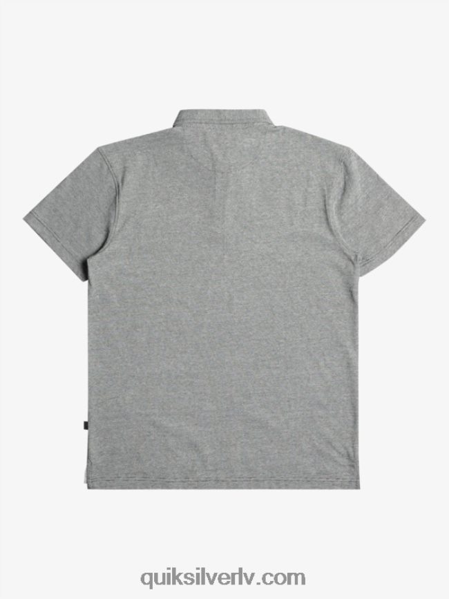 vīriešiem Quiksilver saulrieta kruīza polo krekls ar īsām piedurknēm melns 88064R476