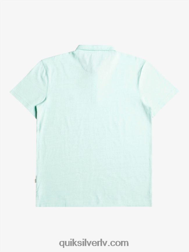 vīriešiem Quiksilver saulrieta kruīza polo krekls ar īsām piedurknēm pludmales stikls 88064R481