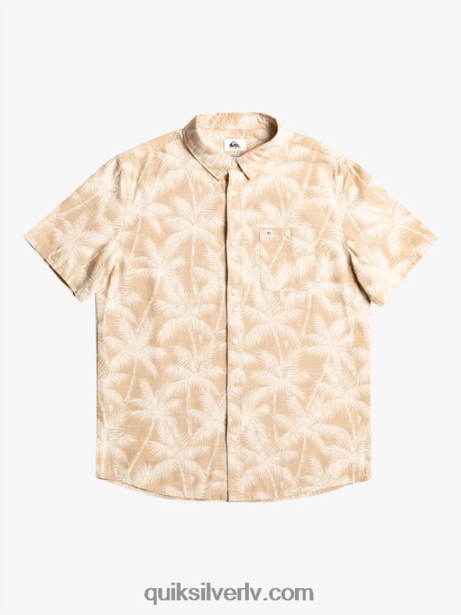 vīriešiem Quiksilver īslaicīgs krekls ar īsām piedurknēm plage īslaicīgs brīdis 88064R994
