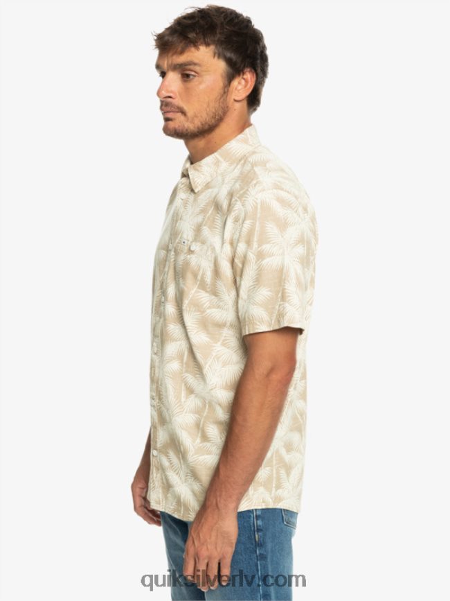 vīriešiem Quiksilver īslaicīgs krekls ar īsām piedurknēm plage īslaicīgs brīdis 88064R994