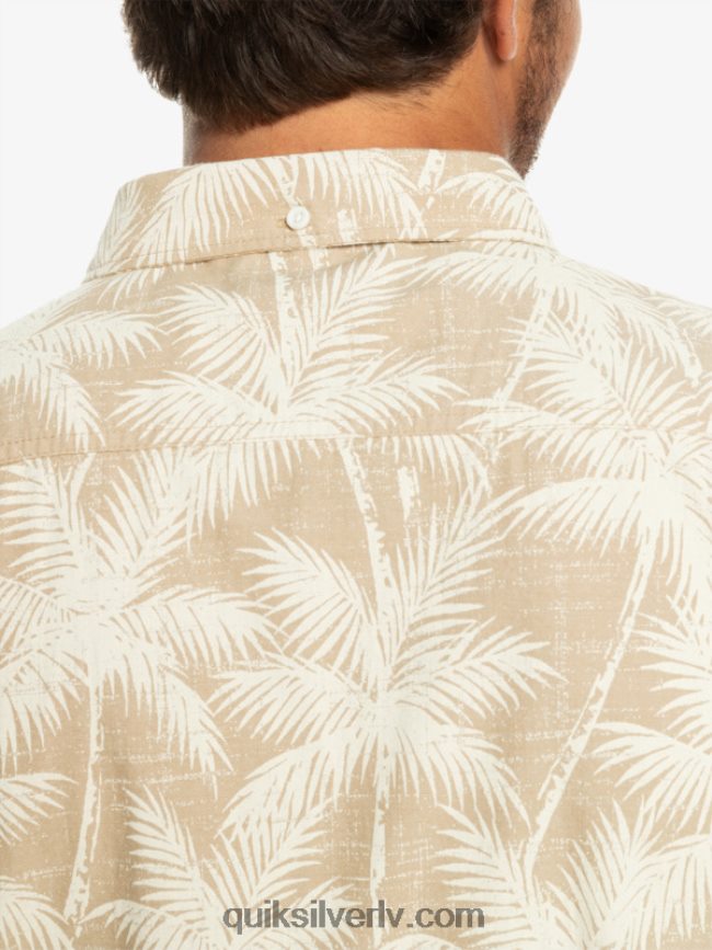 vīriešiem Quiksilver īslaicīgs krekls ar īsām piedurknēm plage īslaicīgs brīdis 88064R994