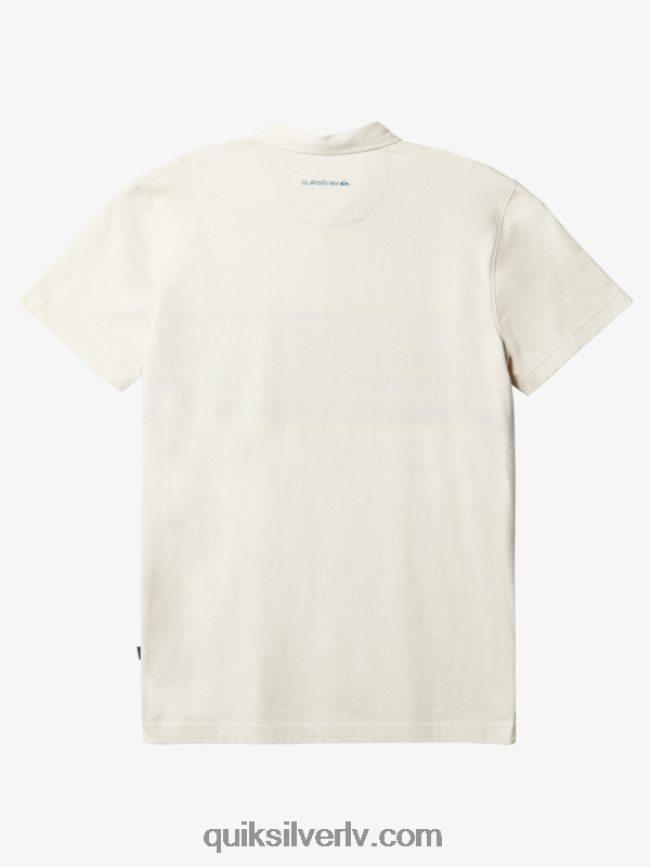 vīriešiem Quiksilver svītrains polo krekls ar īsām piedurknēm bērza svītrains 1 88064R1625