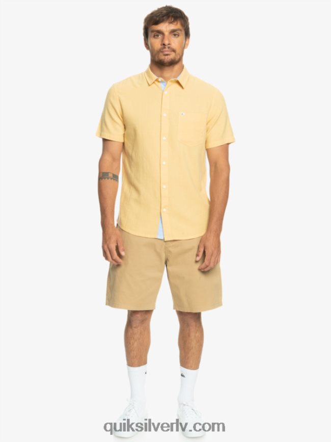 vīriešiem Quiksilver time box krekls ar īsām piedurknēm kvieši 88064R1361