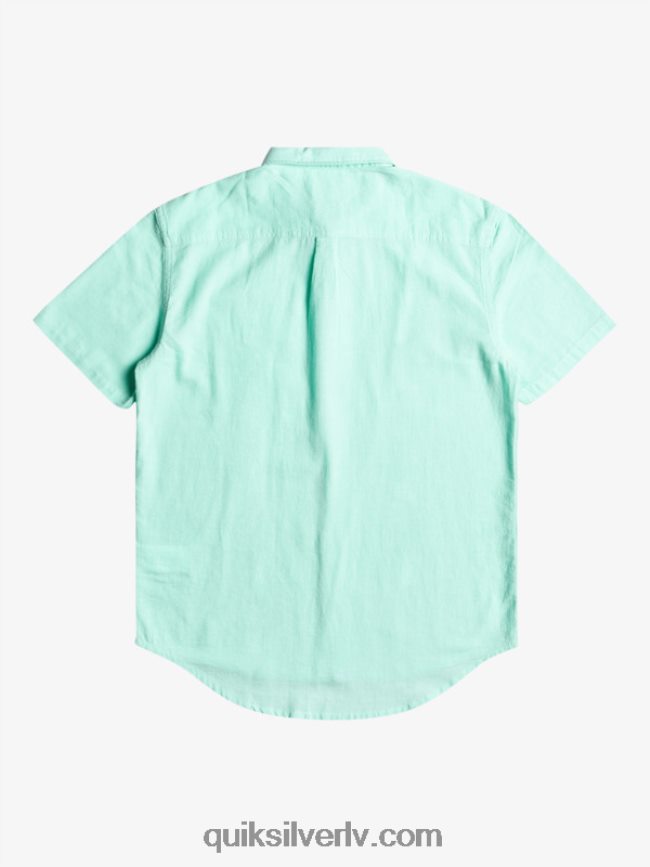 vīriešiem Quiksilver time box krekls ar īsām piedurknēm pludmales stikls 88064R1360