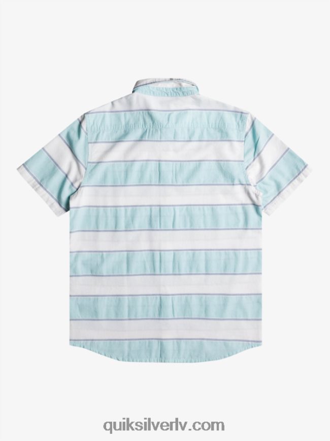 vīriešiem Quiksilver visizdevīgākais krekls ar īsām piedurknēm baltais galvenais laiks 88064R1621