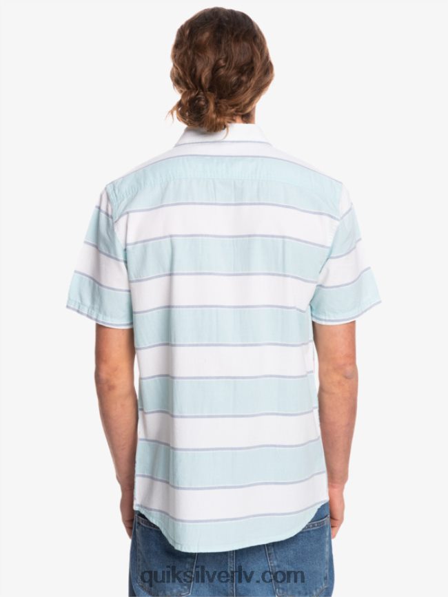 vīriešiem Quiksilver visizdevīgākais krekls ar īsām piedurknēm baltais galvenais laiks 88064R1621