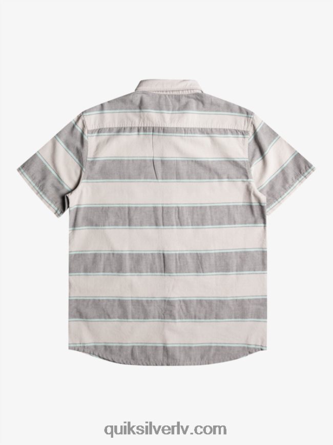vīriešiem Quiksilver visizdevīgākais krekls ar īsām piedurknēm pelēki violets galvenais laiks 88064R1620