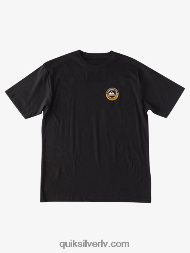 vīriešiem Quiksilver w kapteiņu ceļojuma t-krekls melns 88064R1372