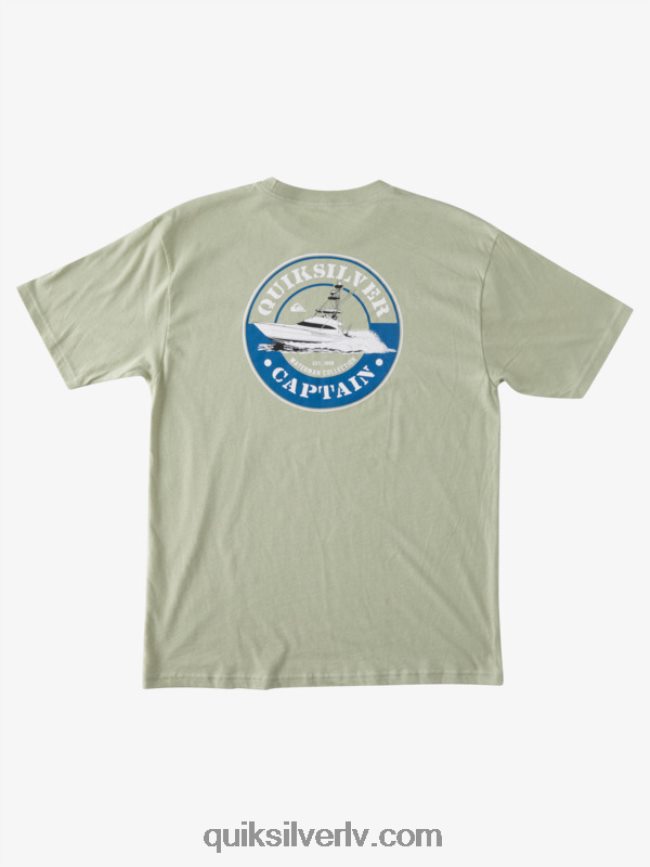 vīriešiem Quiksilver w kapteiņu ceļojuma t-krekls tēja 88064R1373