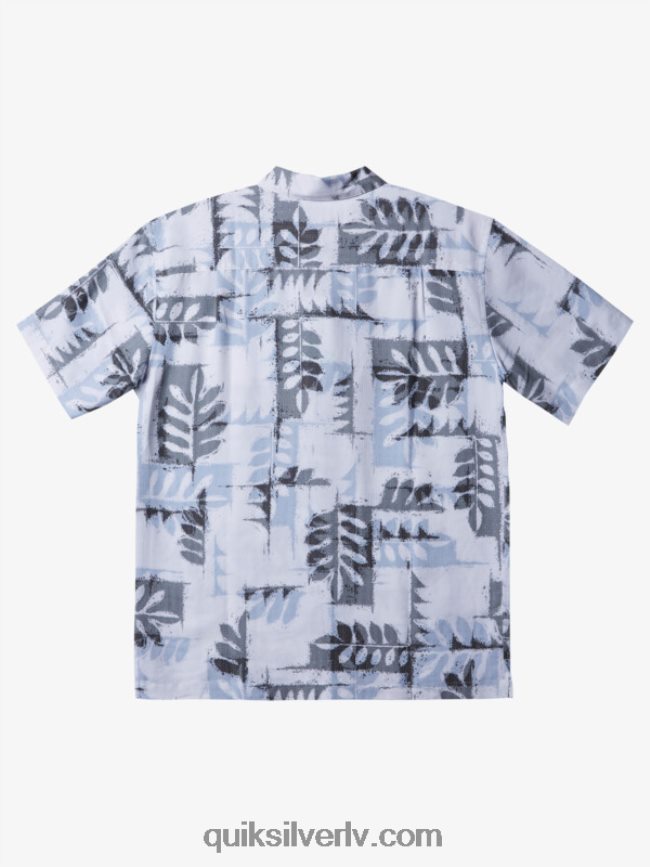 vīriešiem Quiksilver waterman canoes rief tehniskais krekls ar īsām piedurknēm baltie kanoe rifs w 88064R398