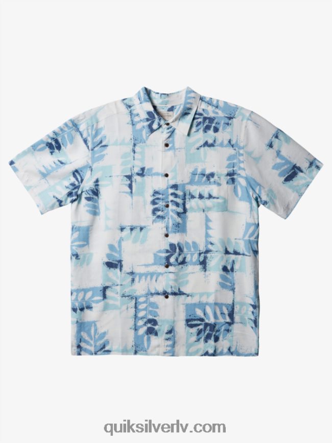 vīriešiem Quiksilver waterman canoes rief tehniskais krekls ar īsām piedurknēm krēslas zils kanoe rifs w 88064R399