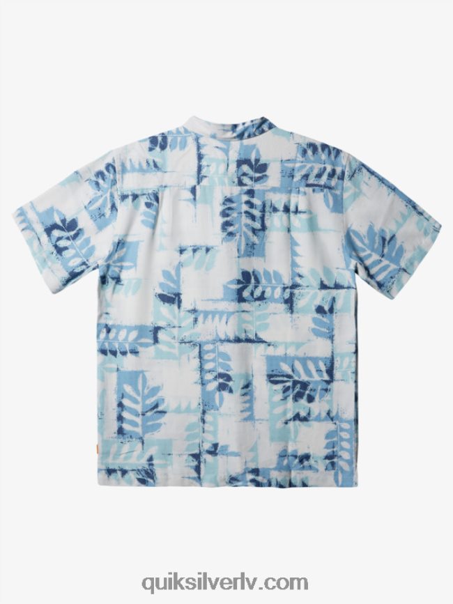 vīriešiem Quiksilver waterman canoes rief tehniskais krekls ar īsām piedurknēm krēslas zils kanoe rifs w 88064R399