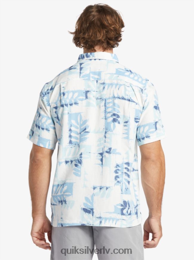 vīriešiem Quiksilver waterman canoes rief tehniskais krekls ar īsām piedurknēm krēslas zils kanoe rifs w 88064R399