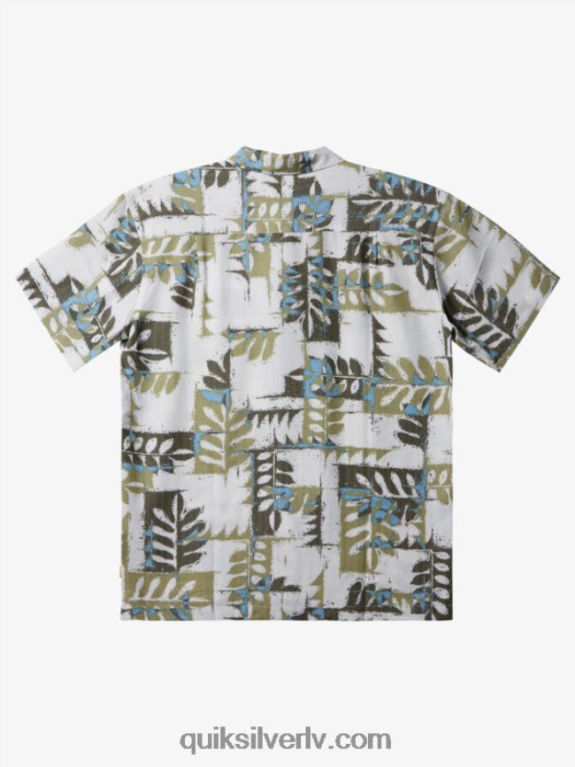 vīriešiem Quiksilver waterman canoes rief tehniskais krekls ar īsām piedurknēm tējas kanoe rifs w 88064R400