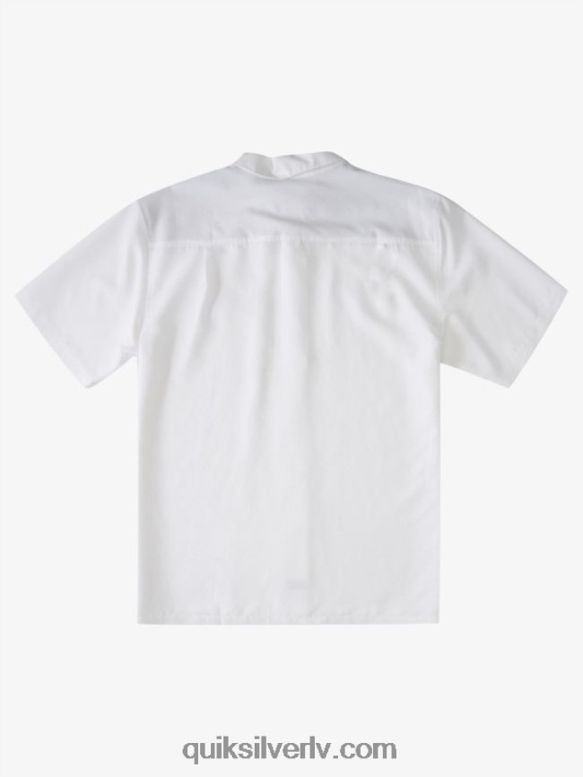 vīriešiem Quiksilver waterman centinela premium pretgrumbu krekls baltā centinella 88064R1300