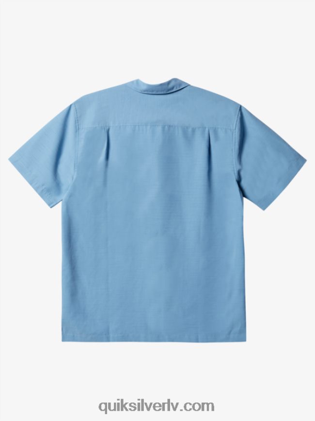 vīriešiem Quiksilver waterman centinela premium pretgrumbu krekls krēslas zils centinella 88064R1305
