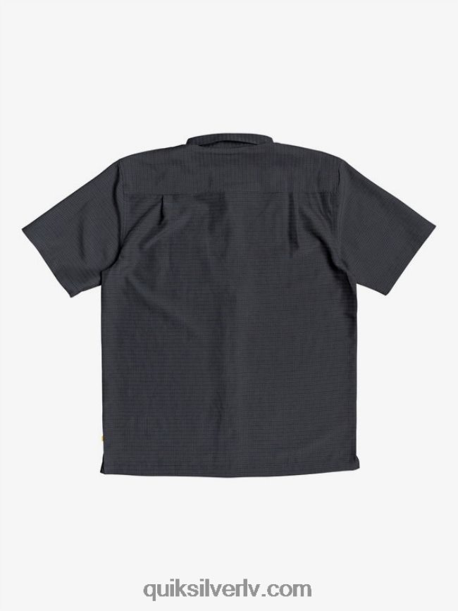 vīriešiem Quiksilver waterman centinela premium pretgrumbu krekls melnā centinella 88064R1303