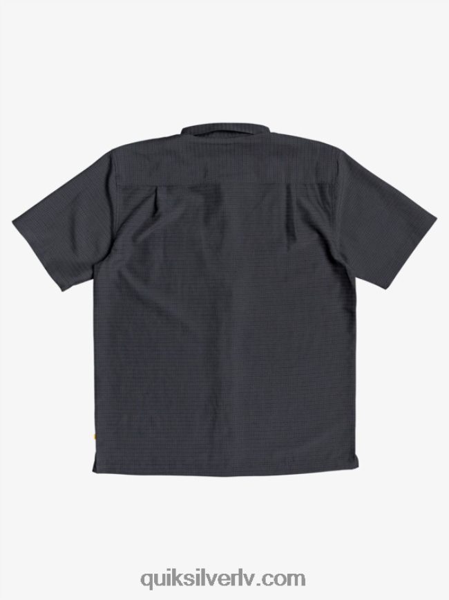 vīriešiem Quiksilver waterman centinela premium pretgrumbu krekls melnā centinella 88064R1303