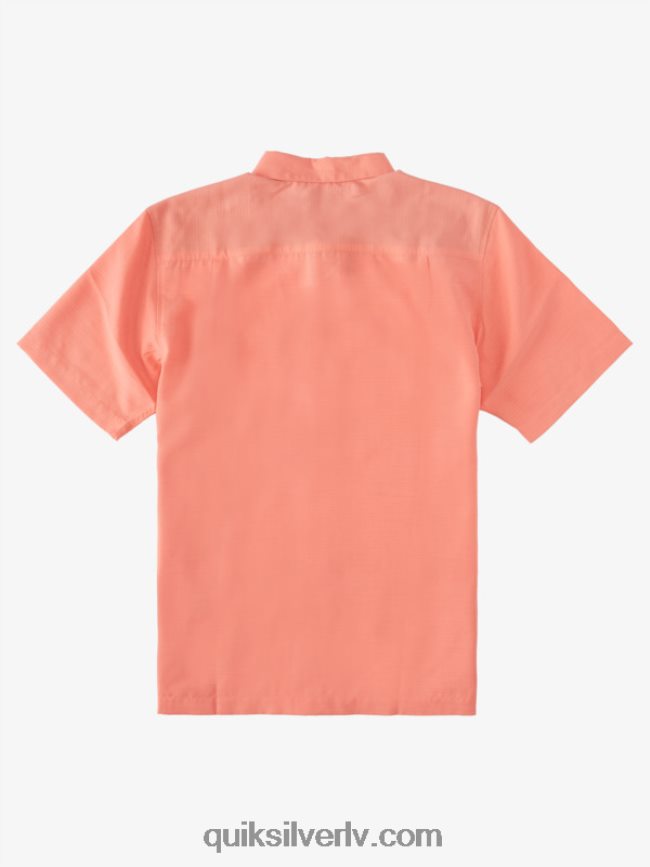 vīriešiem Quiksilver waterman centinela premium pretgrumbu krekls persiku rozā centinella 88064R1307