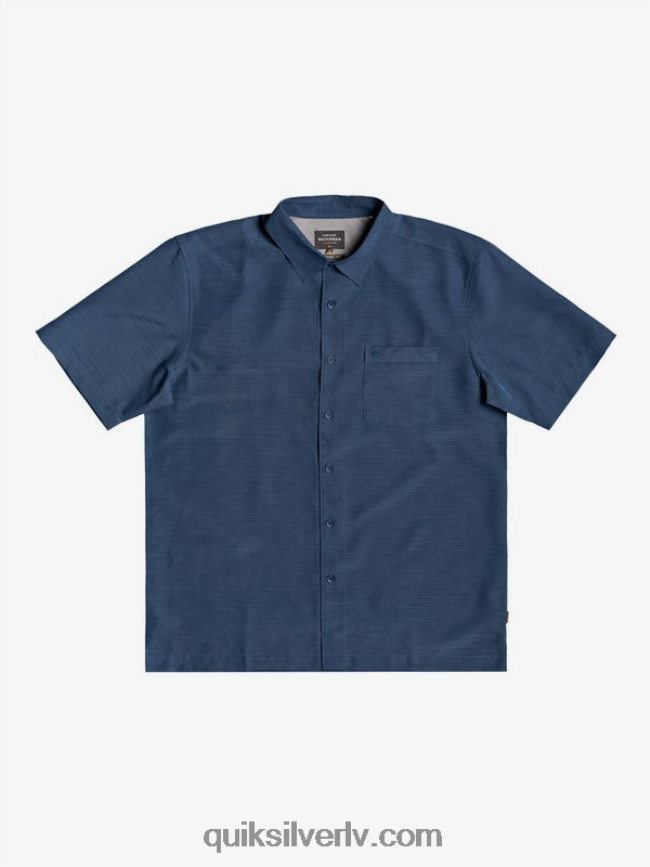 vīriešiem Quiksilver waterman centinela premium pretgrumbu krekls pusnakts jūras centinella 88064R1304