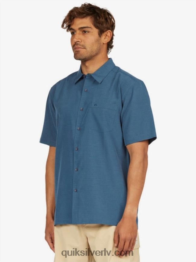 vīriešiem Quiksilver waterman centinela premium pretgrumbu krekls pusnakts jūras centinella 88064R1304
