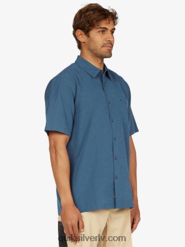 vīriešiem Quiksilver waterman centinela premium pretgrumbu krekls pusnakts jūras centinella 88064R1304