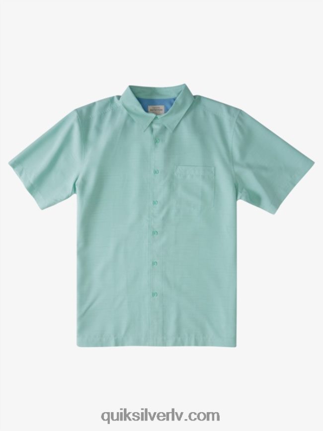 vīriešiem Quiksilver waterman centinela premium pretgrumbu krekls smalki zaļa centinella 88064R1311