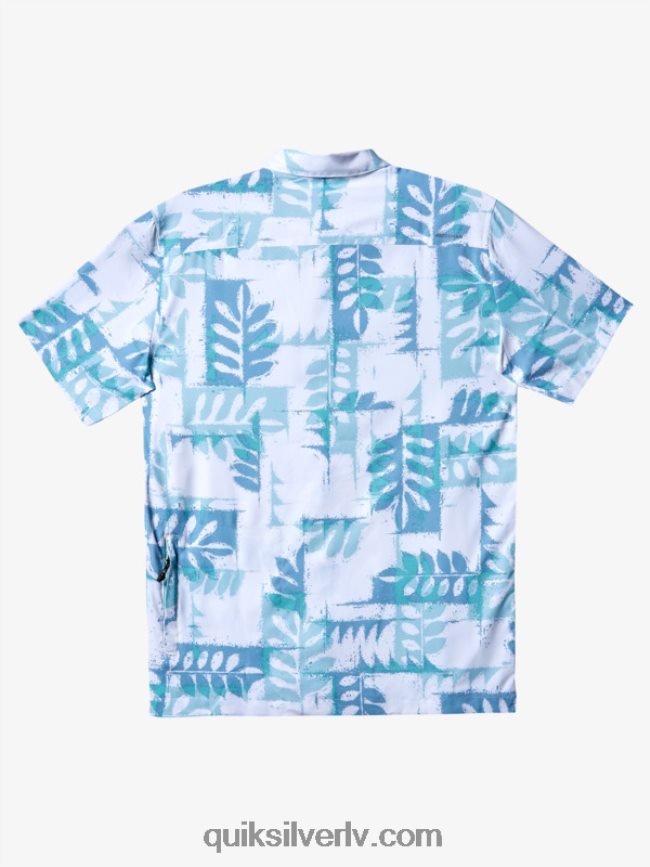 vīriešiem Quiksilver waterman kailua cruiser tehniskais upf 50 sērfošanas krekls ar īsām piedurknēm ūdens kailua 88064R157