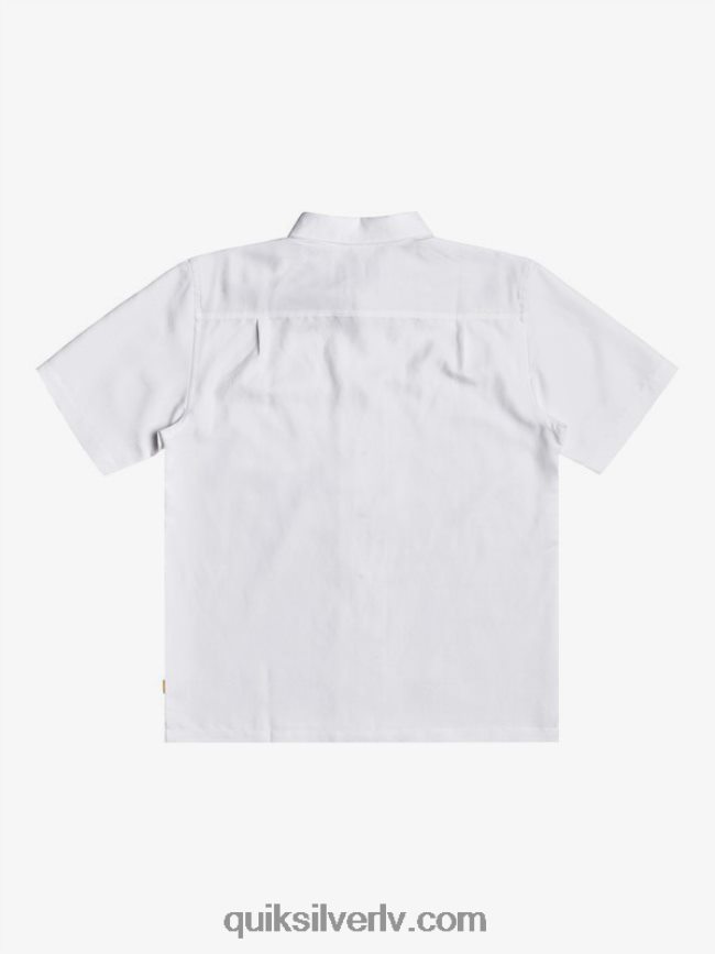 vīriešiem Quiksilver waterman kelpies bay krekls ar īsām piedurknēm balts 88064R1358