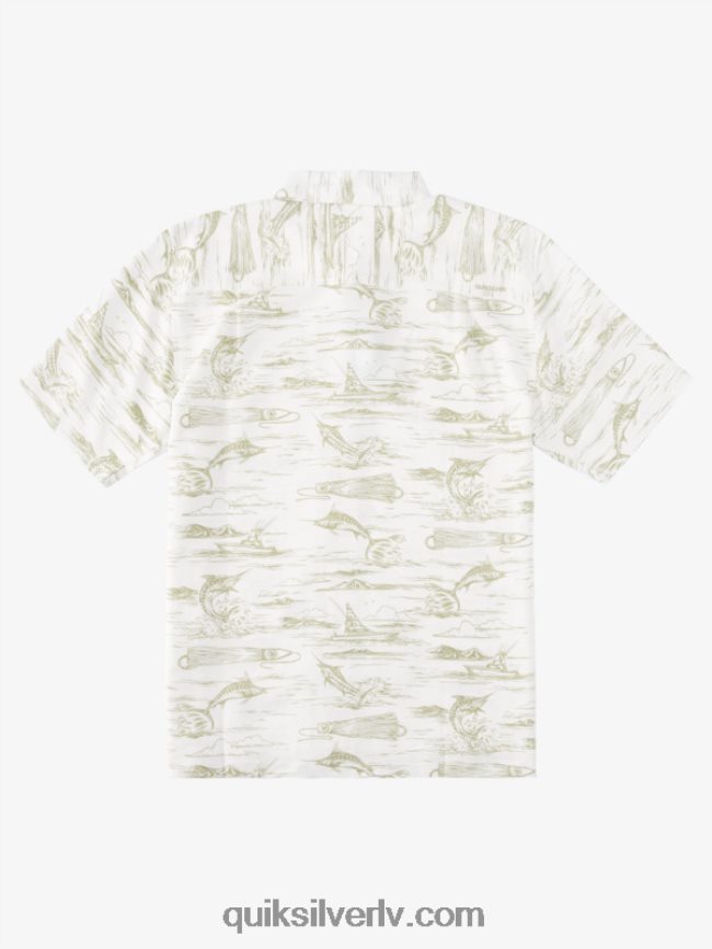 vīriešiem Quiksilver waterman marlin jig havajiešu krekls tējas marlīna džiga 88064R899