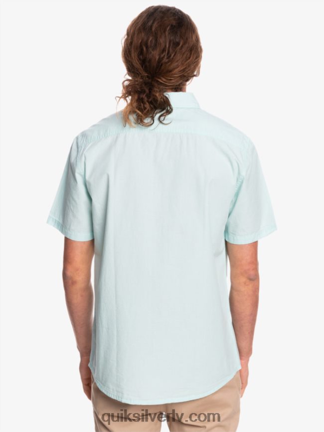 vīriešiem Quiksilver winfall krekls ar īsām piedurknēm eņģelis zils 88064R385