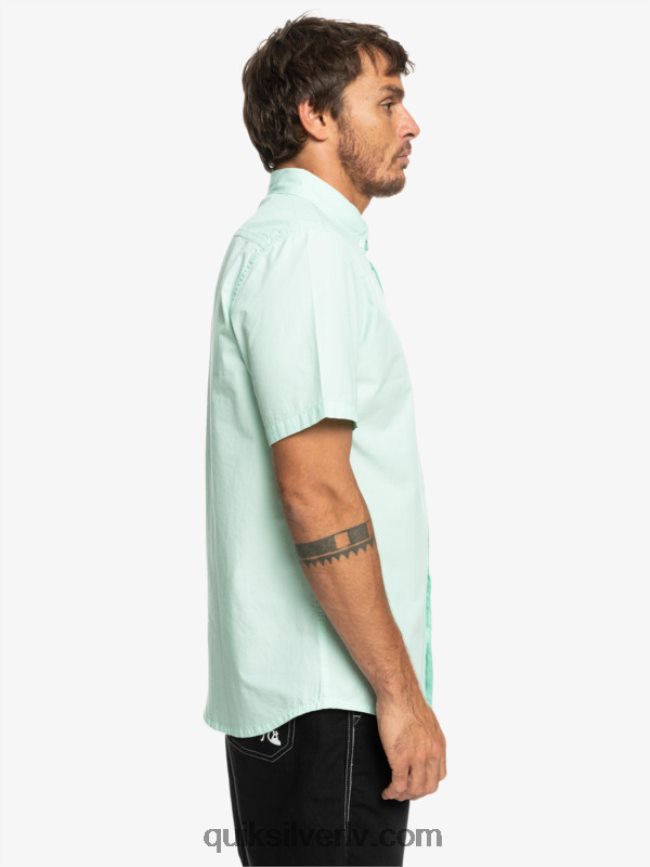 vīriešiem Quiksilver winfall krekls ar īsām piedurknēm ledus ūdens 88064R382