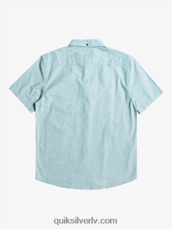 vīriešiem Quiksilver winfall krekls ar īsām piedurknēm marokas zils 88064R377