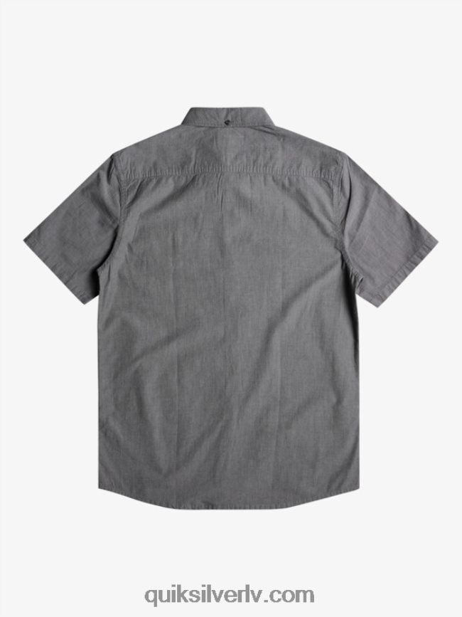 vīriešiem Quiksilver winfall krekls ar īsām piedurknēm melns 88064R376