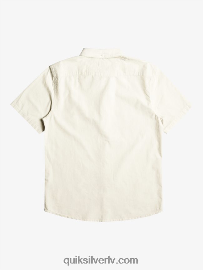 vīriešiem Quiksilver winfall krekls ar īsām piedurknēm plaza taupe 88064R381