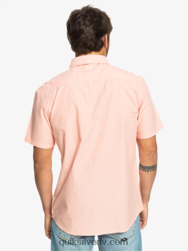 vīriešiem Quiksilver winfall krekls ar īsām piedurknēm svaigs lasis 88064R380