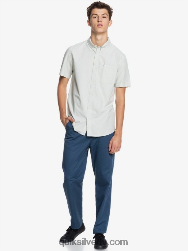 vīriešiem Quiksilver winfall krekls ar īsām piedurknēm tuksneša salvija 88064R383