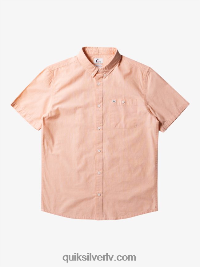vīriešiem Quiksilver winfall krekls ar īsām piedurknēm vara iedegums 88064R378
