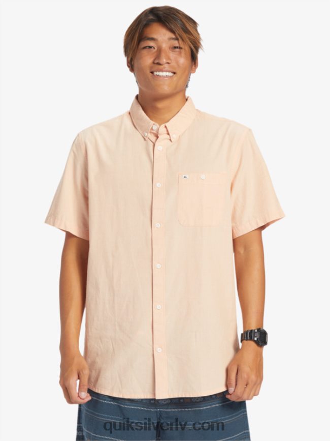 vīriešiem Quiksilver winfall krekls ar īsām piedurknēm vara iedegums 88064R378