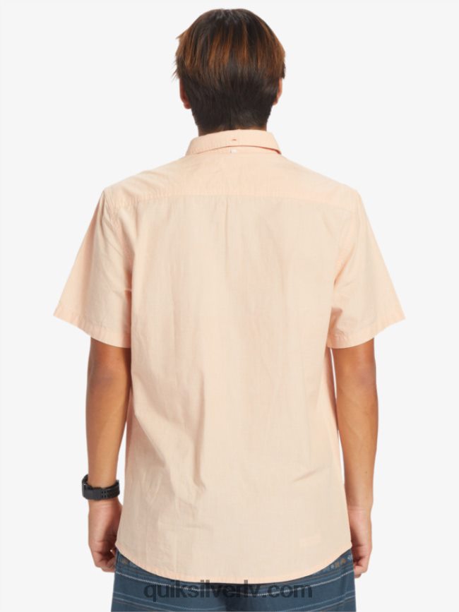 vīriešiem Quiksilver winfall krekls ar īsām piedurknēm vara iedegums 88064R378