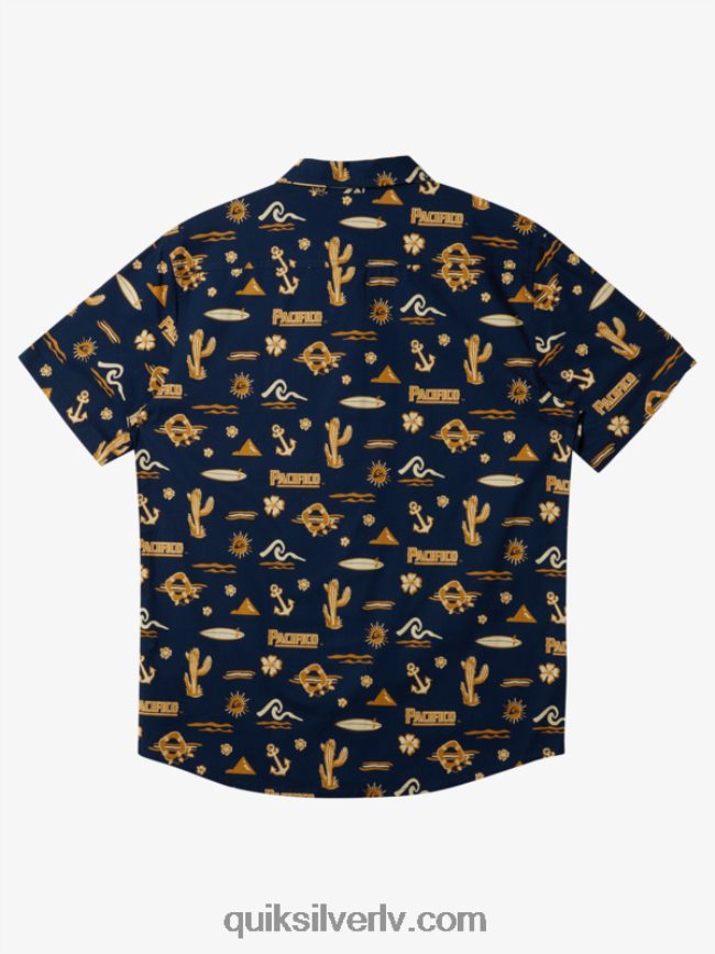 vīriešiem Quiksilver x Pacifico krekls ar īsām piedurknēm jūras žakete 88064R15