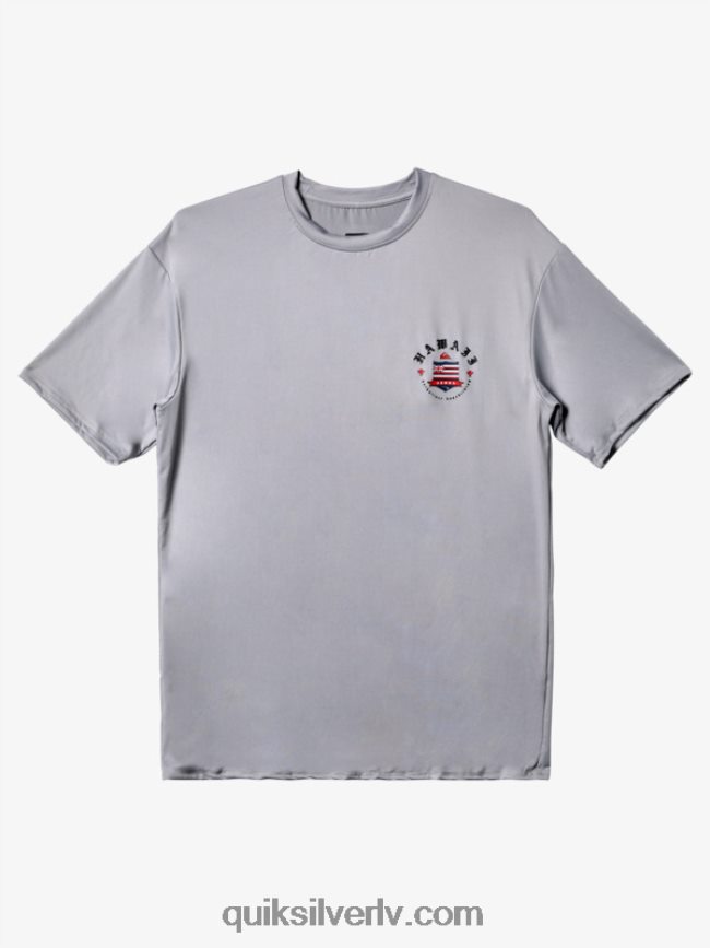 vīriešiem Quiksilver Hawaii honorāra upf 50 sērfošanas t-ka ar īsām piedurknēm slapjš slapjš 88064R1124