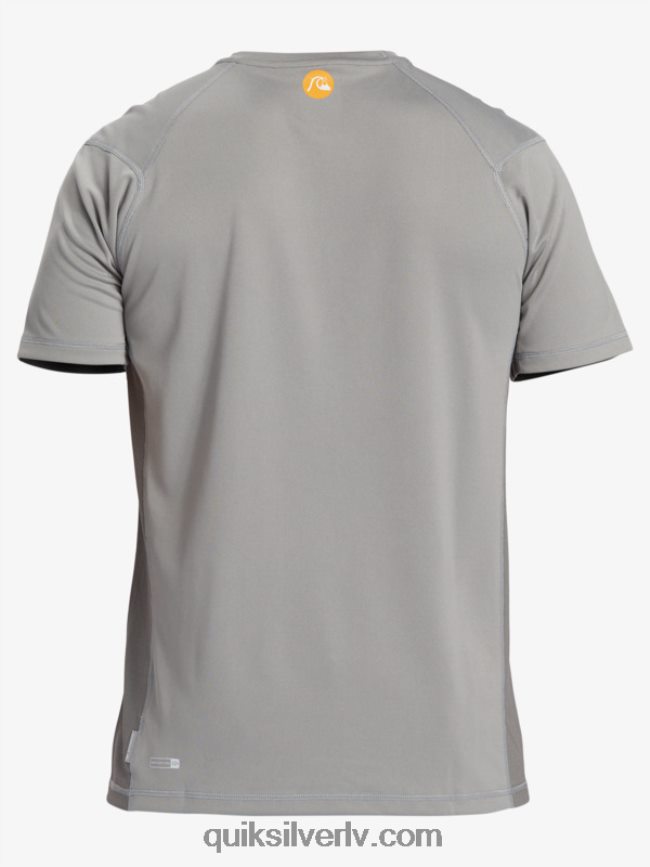 vīriešiem Quiksilver Waterman bamboo check 2 upf 50 sērfošanas tēja ar īsām piedurknēm haizivis 88064R274
