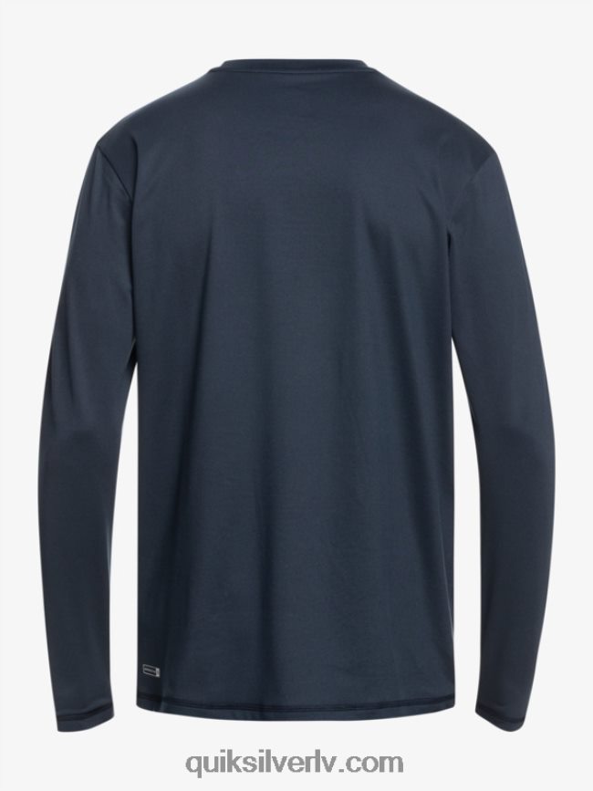 vīriešiem Quiksilver cieta svītra ar garām piedurknēm upf 50 sērfošanas tee jūras žakete 88064R842