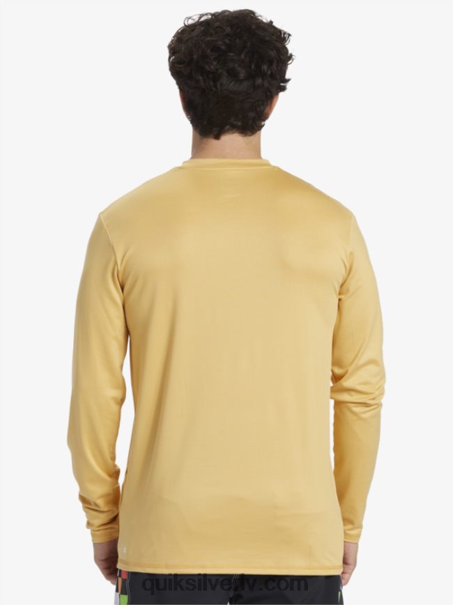 vīriešiem Quiksilver cieta svītra ar garām piedurknēm upf 50 sērfošanas tee kvieši 88064R843