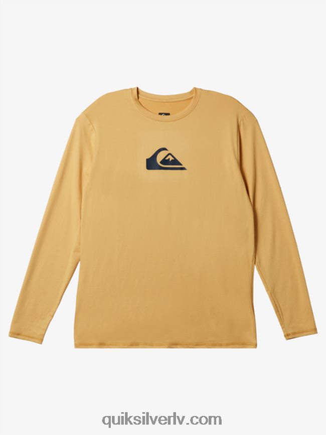 vīriešiem Quiksilver cieta svītra ar garām piedurknēm upf 50 sērfošanas tee kvieši 88064R843
