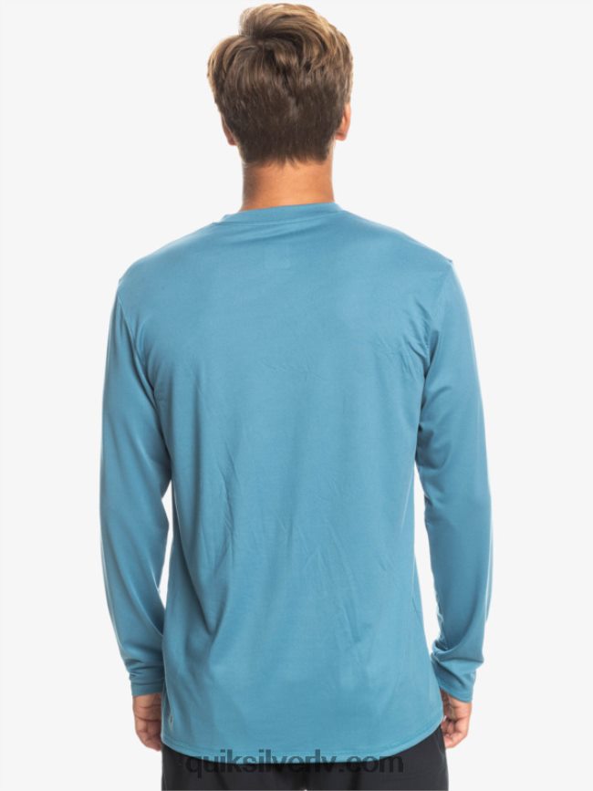 vīriešiem Quiksilver cieta svītra ar garām piedurknēm upf 50 sērfošanas tee provencial 88064R847