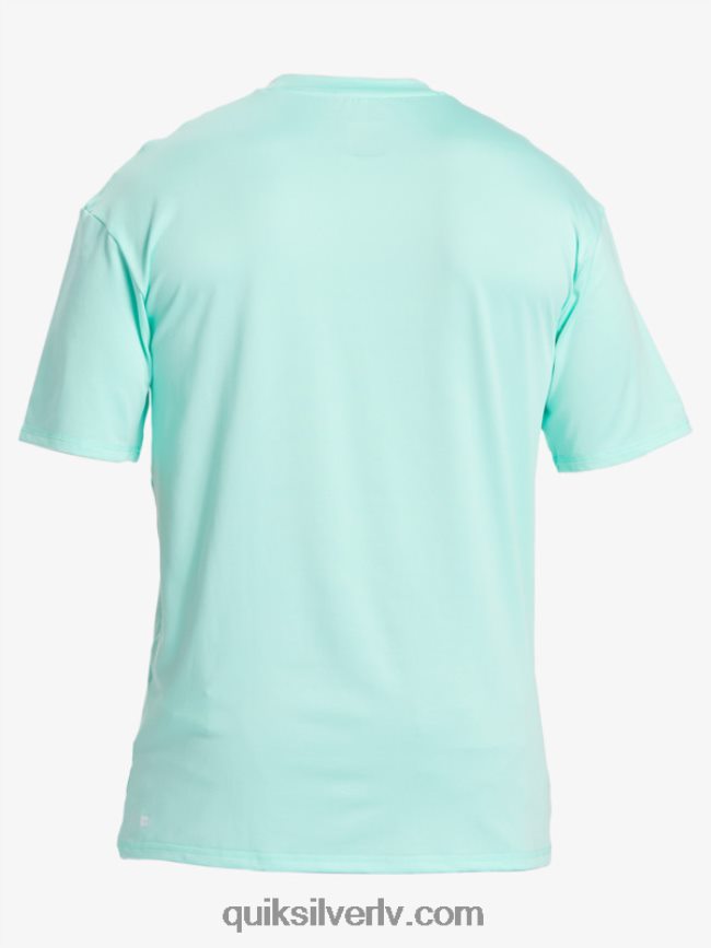 vīriešiem Quiksilver cieta svītra ar īsām piedurknēm upf 50 sērfošanas tēja pludmales stikls 88064R886